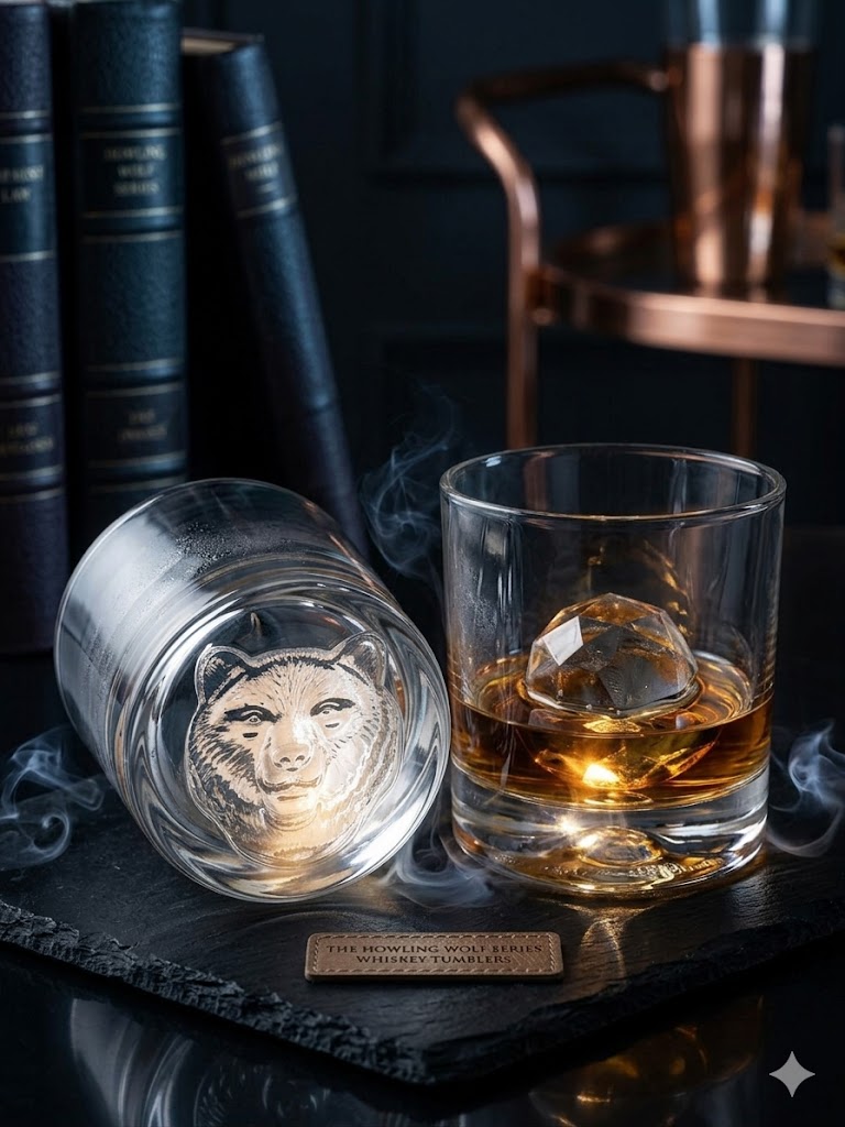 BEAR BOTTOM WHIKSY  GLASS 310 ML 6PCS SET 23210 | ANI-2117