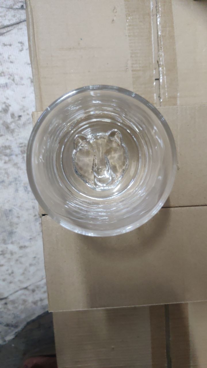 BEAR BOTTOM WHIKSY  GLASS 310 ML 6PCS SET 23210 | ANI-2117