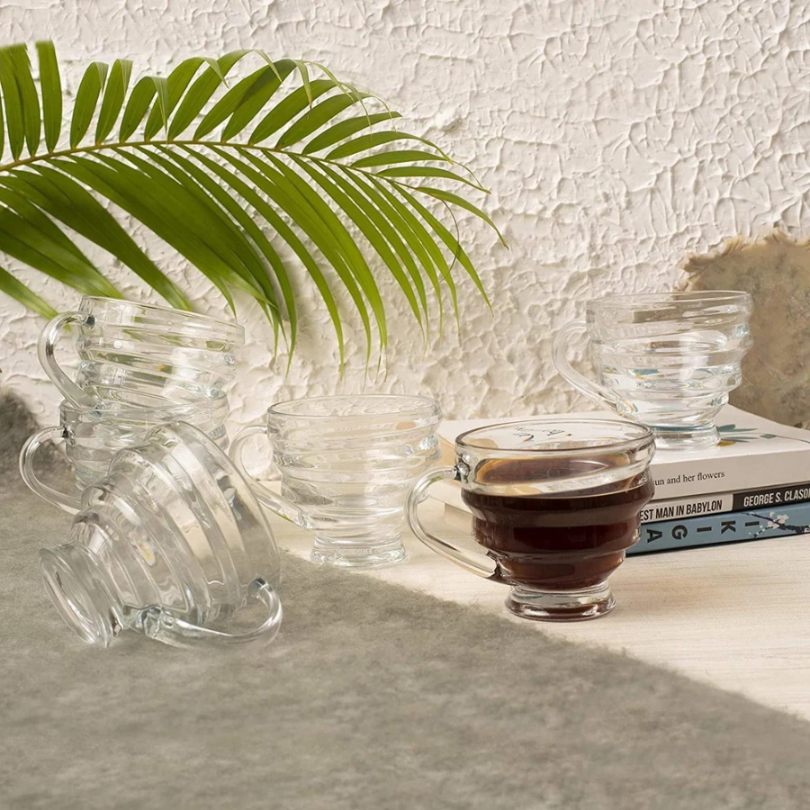 HONEY  TEA CUP 210ML 6PCS YUJING 20154|Y3103-4