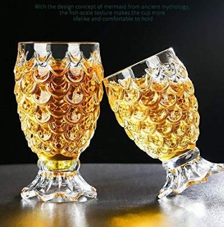PINEAPPLE2 WATER GLASS 180ML 6PCS 20627 | DSY023-2