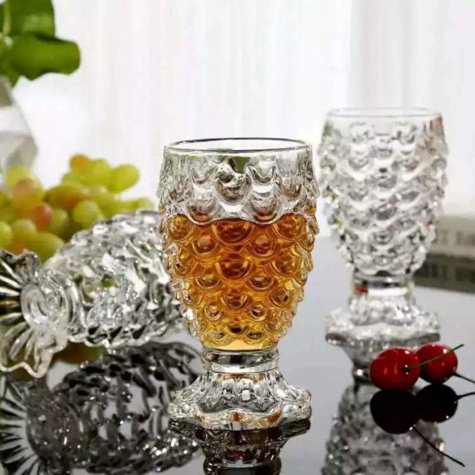 PINEAPPLE2 WATER GLASS 180ML 6PCS 20627 | DSY023-2
