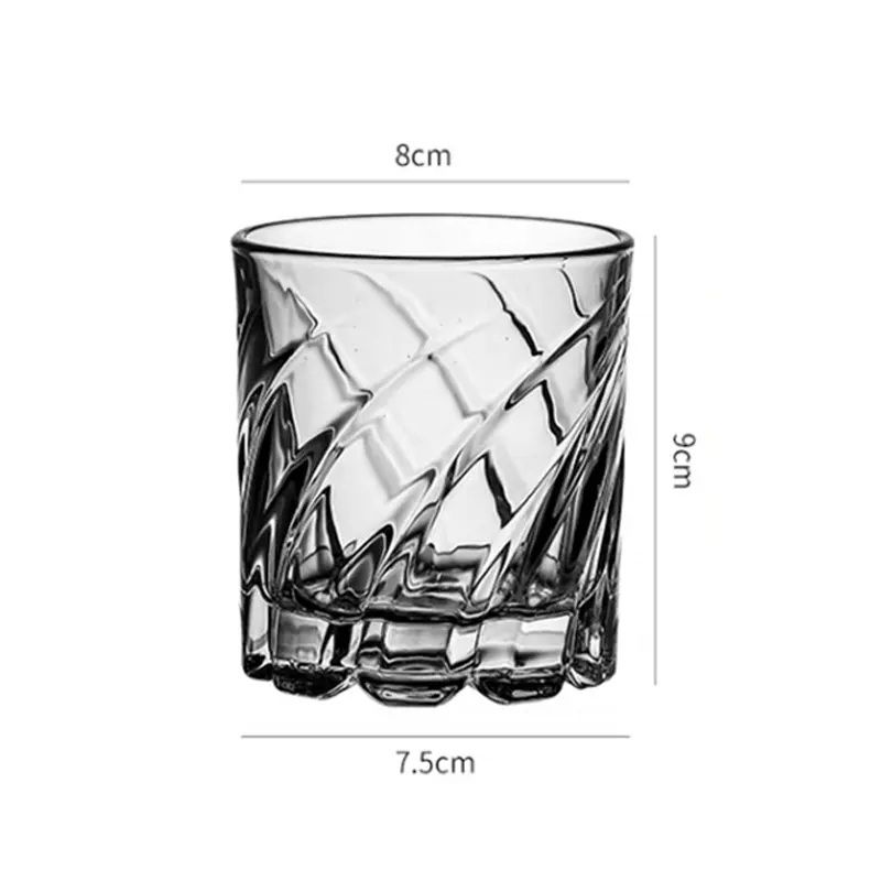 WHISKY  GLASS DANCING  280ML 6PCS  DELI 21759 | KB054-A