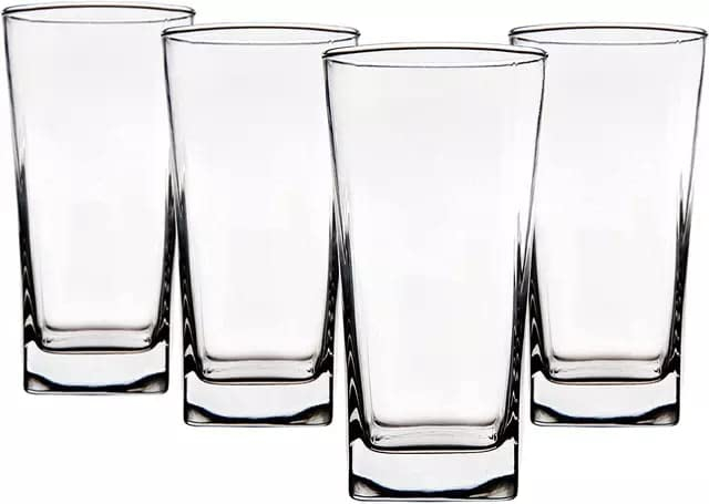 SQUARE JUICE GLASS 6PCS 315ML DELI 20107 | JS6001-2