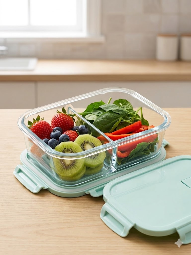 LUNCH BOX 2 PARTITION 1LTR  20570 |GPK14-2