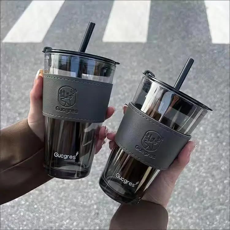 LEATHER DOUBLE DRINKING BLACK 450ML BIG 22274