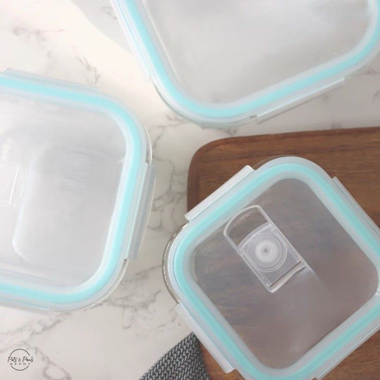STORAGE LUNCH BOX SQUARE 3PCS DM 22377 | TW-3