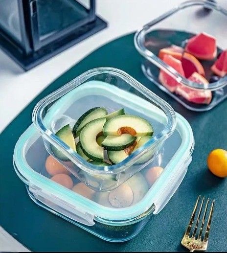 STORAGE LUNCH BOX SQUARE 3PCS DM 22377 | TW-3