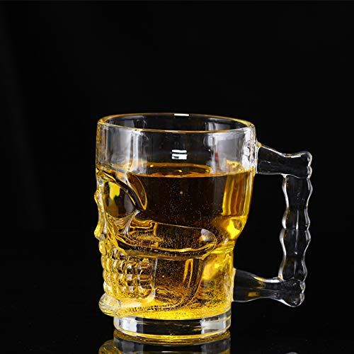 SKULL BEER MUG 300ML 6PCS  ZB-12502