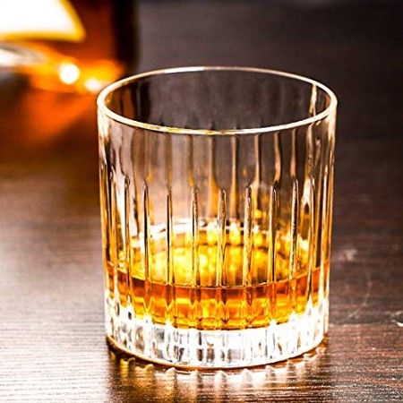 WHISKY GLASS CUT LINING 300ML 6PCS SET 21670 | Y6011