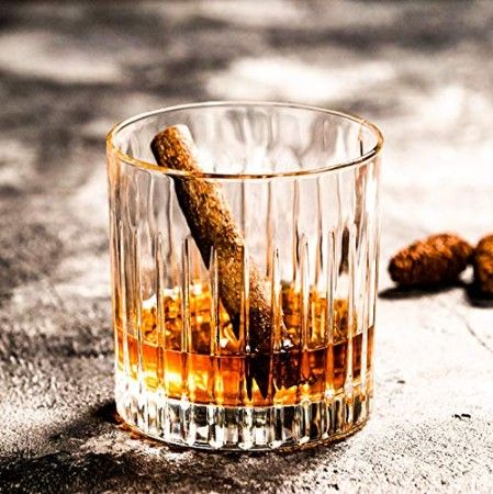 WHISKY GLASS CUT LINING 300ML 6PCS SET 21670 | Y6011