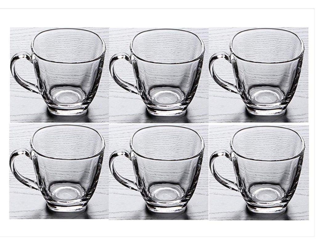 SQUARE TEA CUP 150 ML 6 PCS 22287 |PK47-1