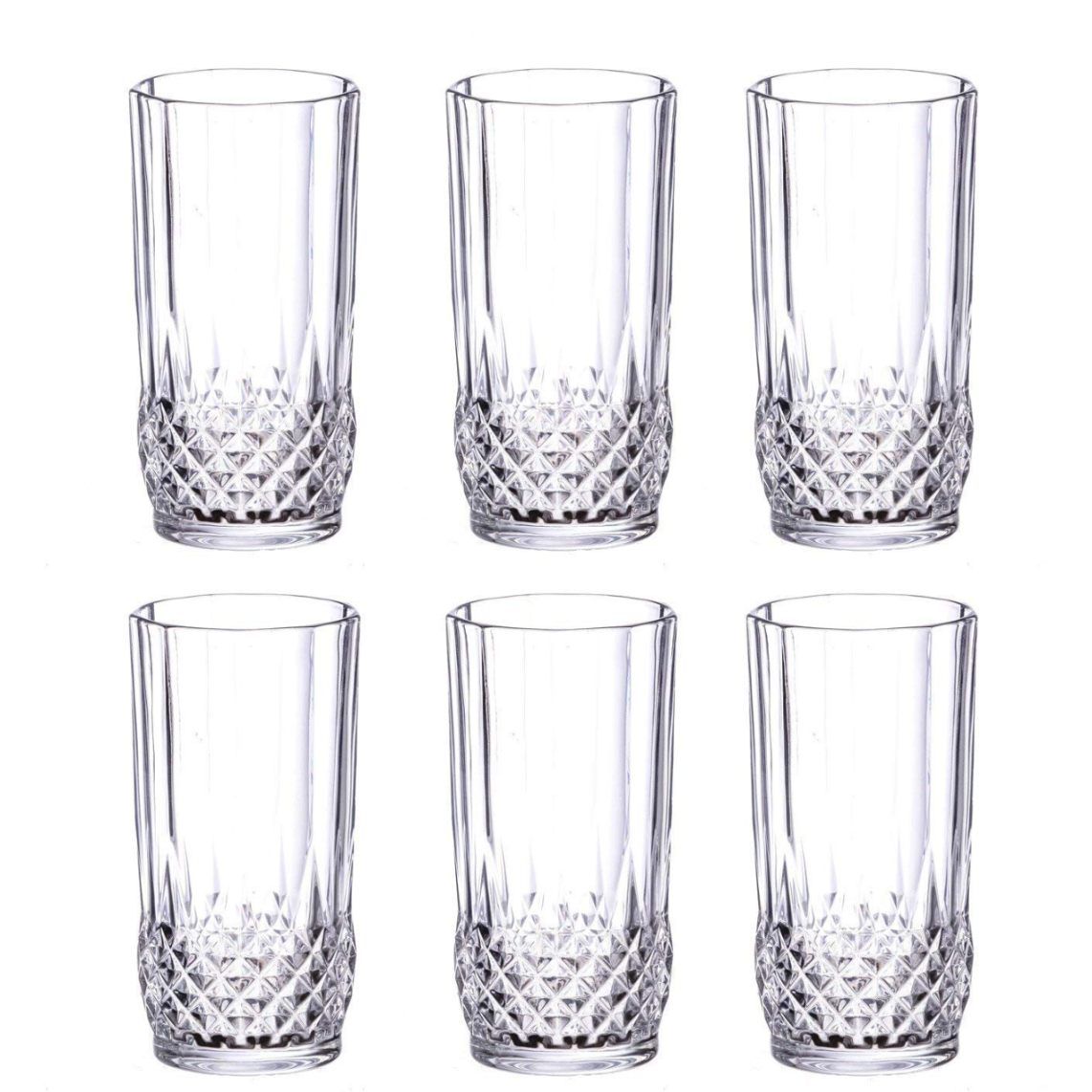 LONG4 RAJWADI GLASS 300ML 6PCS 21560 | AC-09