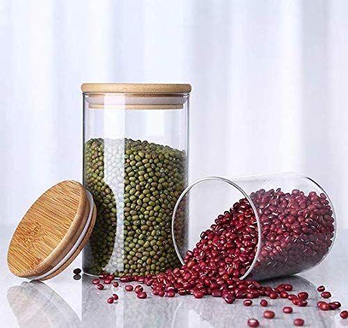 WOODEN LID JAR 270ML SQUARE 1PCS 21989 | GPG4060-1