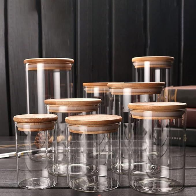 WOODEN LID JAR 270ML SQUARE 1PCS 21989 | GPG4060-1