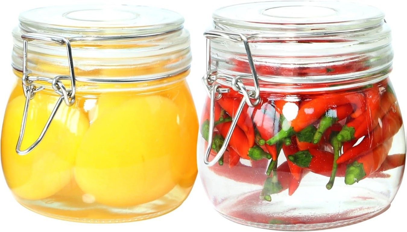 SWING CAP ROUND JAR 500ML 21834 |58T-500