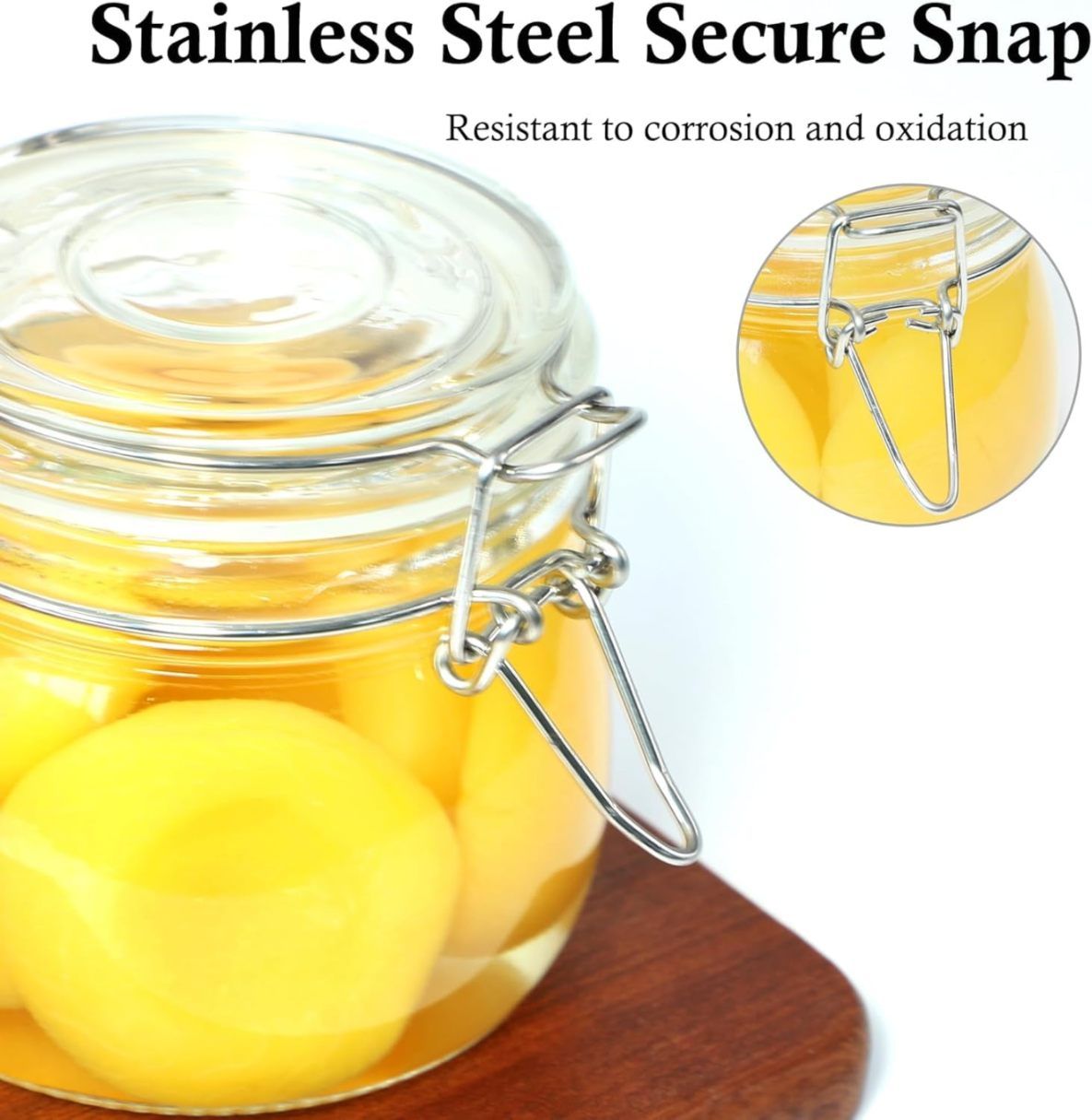 SWING CAP ROUND JAR 500ML 21834 |58T-500