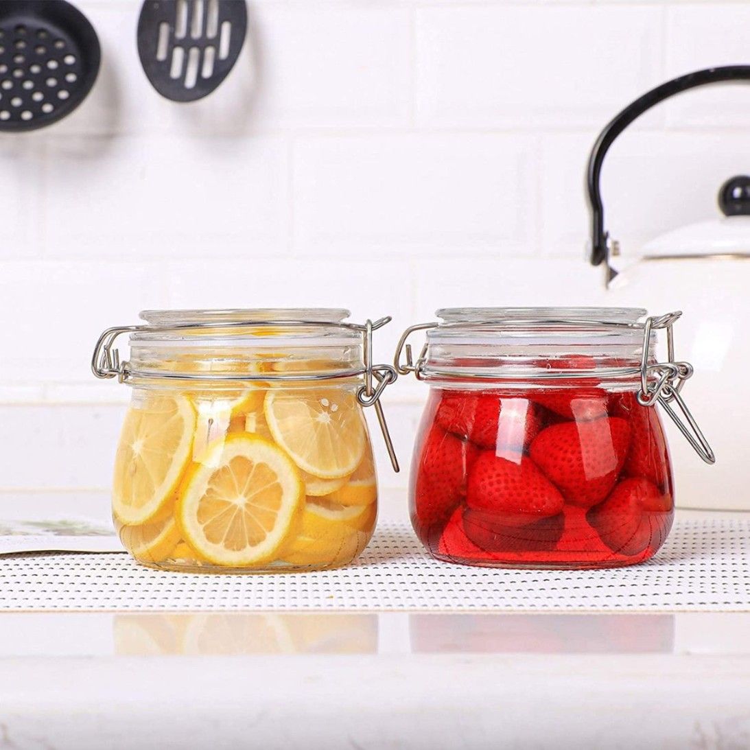 SWING CAP ROUND JAR 500ML 21834 |58T-500