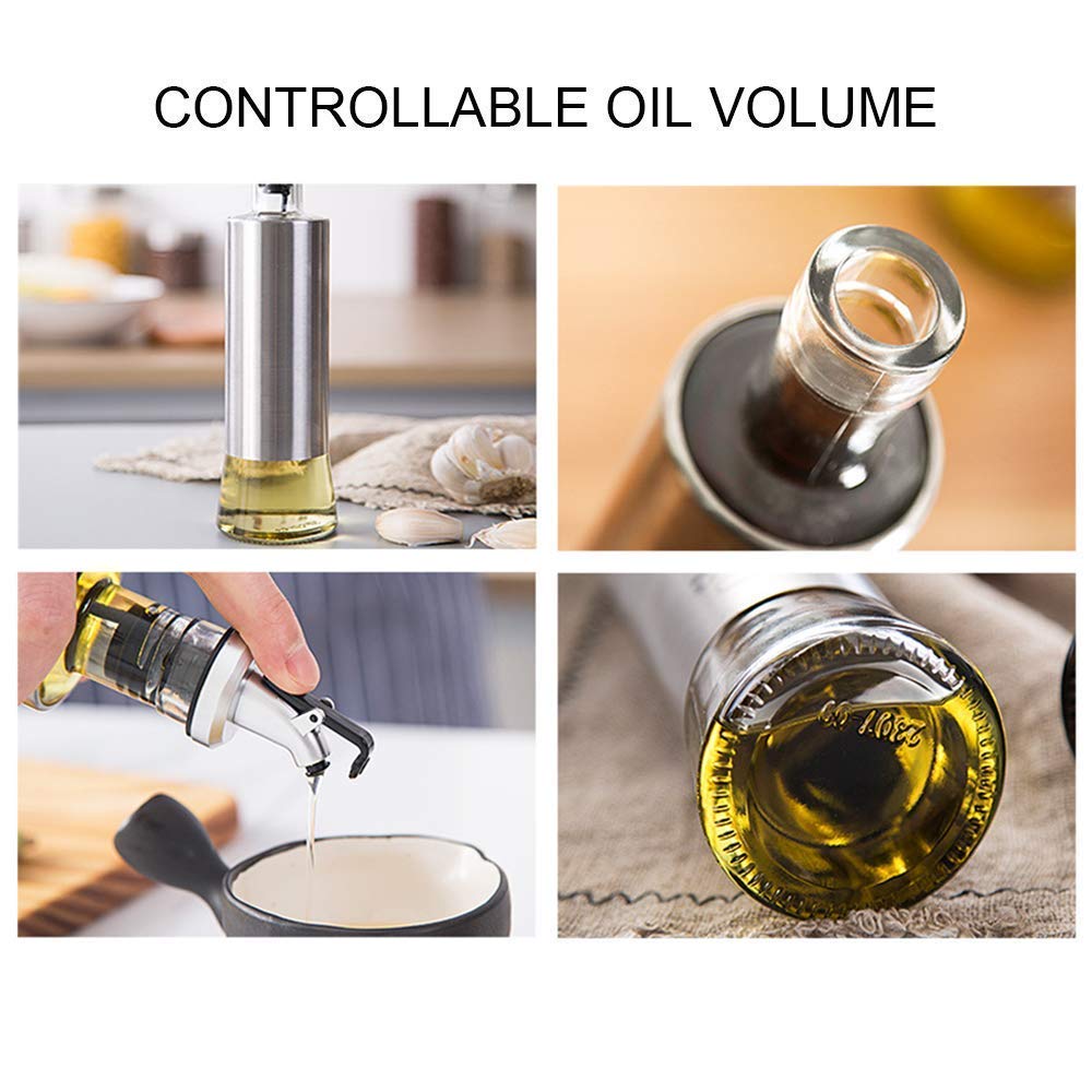 OIL BOTTLE ROUND 300ML  H2410-2-OIL