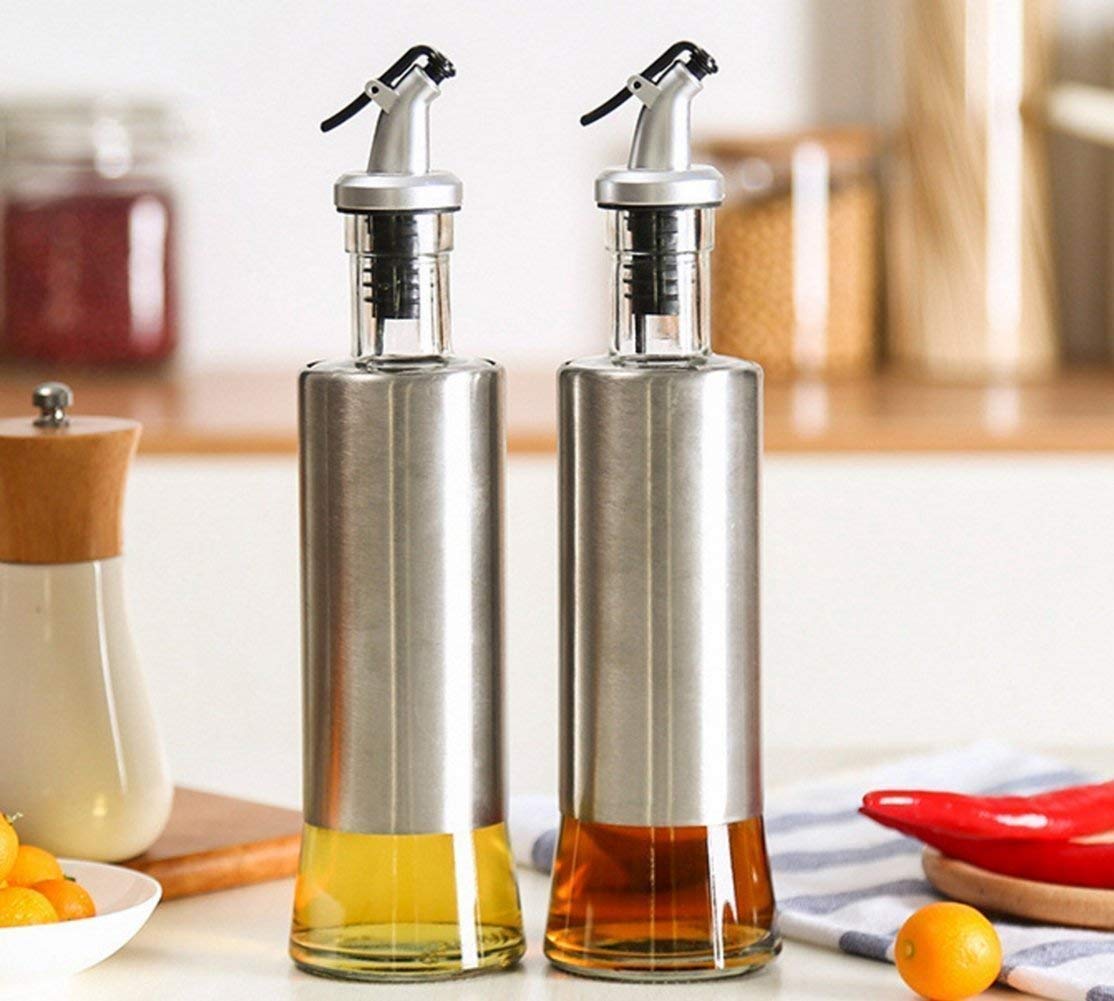 OIL BOTTLE ROUND 300ML  H2410-2-OIL